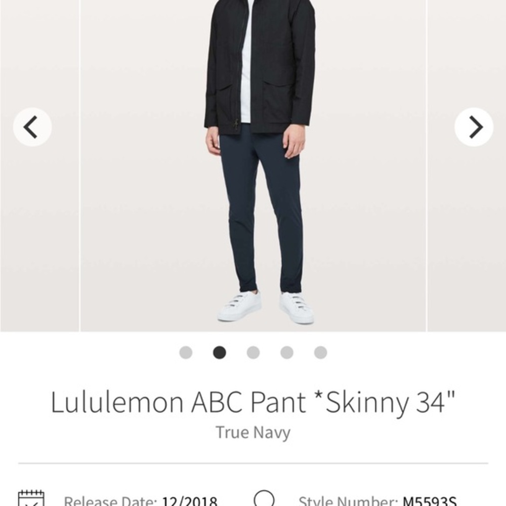 lululemon athletica Men's True Navy Chinos